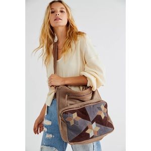 Free People Multicolor Patchwork Hobo Bag